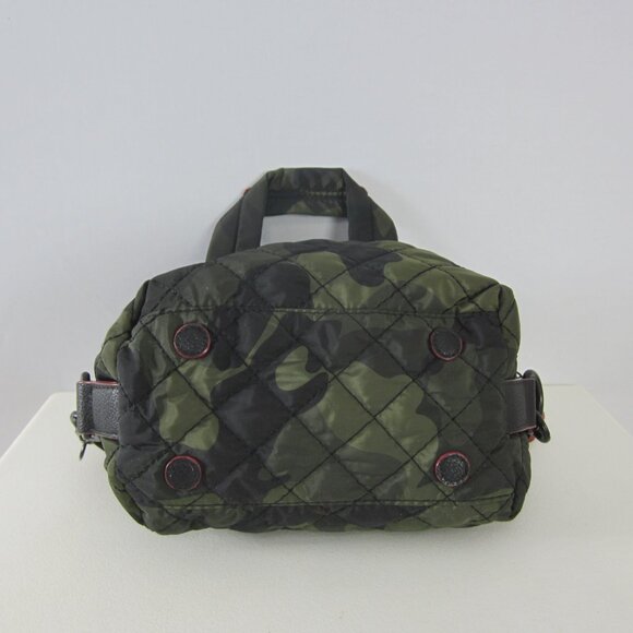 NEW BC Bags Womens Camo Olive Green Black Mini Quilted Bag Handbag Small NWT - Picture 15 of 15